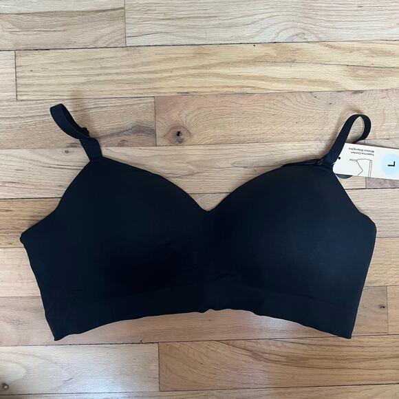 Shapermint Other - NEW TrueKind Women's L Supportive Comfort Wireless Shaping Bra Black T Shirt